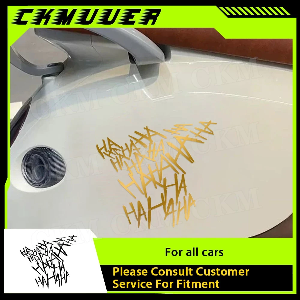 Hahaha Joker Maniacal Laughter Art Car Sticker Vehicle Reflective Decals Decor Modifications Car Bumper Helmet Body Sticker
Hahaha Joker Maniacal Laughter Art Car Sticker Vehicle Reflective Decals Decor Modifications Car Bumper Helmet Body Sticker