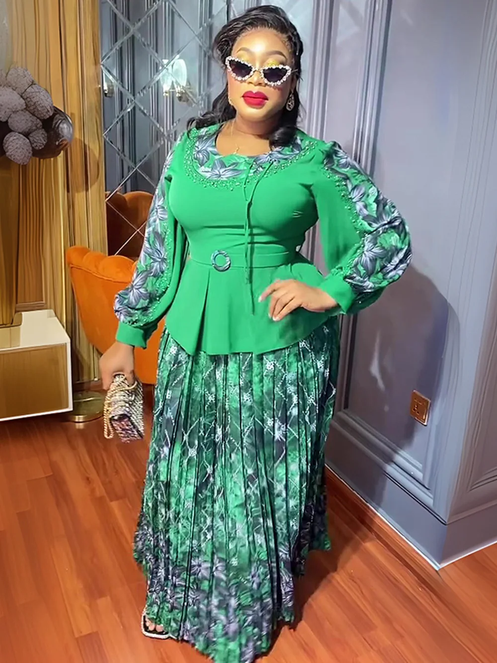 African Clothes for Women 2 PCS Sets Tops And Skirts Suits Dashiki Ankara Turkey Outfits Gown Wedding Party Dresses Plus Size
African Clothes for Women 2 PCS Sets Tops And Skirts Suits Dashiki Ankara Turkey Outfits Gown Wedding Party Dresses Plus Size