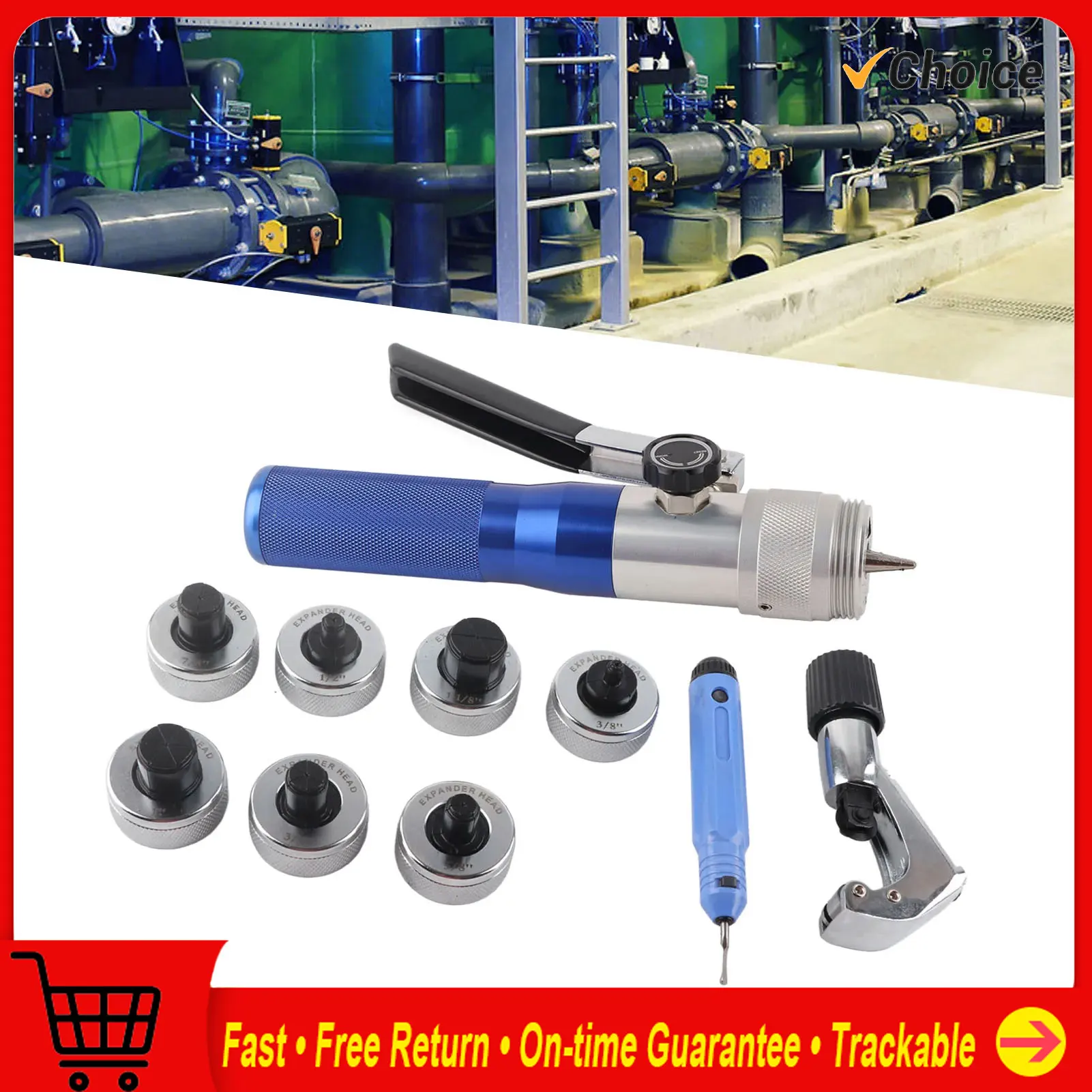 Aluminum Tube Expander Hydraulic Tube Expander Multiple Sizes Copper Aluminum Pipe Stretcher 1/2in to 1‑1/8in CT‑300A
Aluminum Tube Expander Hydraulic Tube Expander Multiple Sizes Copper Aluminum Pipe Stretcher 1/2in to 1‑1/8in CT‑300A