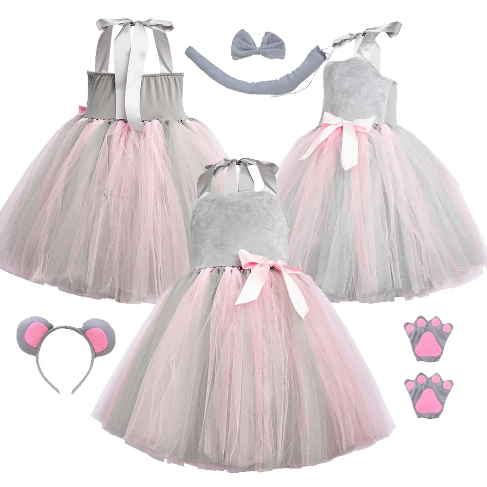Kids Children Mouse Cosplay Tutu Dress Headwear Tail Gloves Stage Performance Costume Outfit Halloween Carnival Party Girls Suit
Kids Children Mouse Cosplay Tutu Dress Headwear Tail Gloves Stage Performance Costume Outfit Halloween Carnival Party Girls Suit