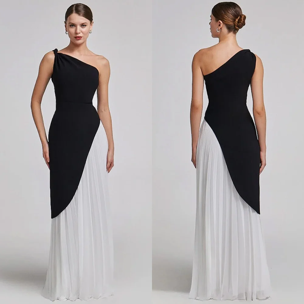 Customized One-Sleeve Contrast Crepe Maxi Dress A-Line Evening Dresses Prom Gown Formal Exquisite High Quality Party Gowns Women
Customized One-Sleeve Contrast Crepe Maxi Dress A-Line Evening Dresses Prom Gown Formal Exquisite High Quality Party Gowns Women