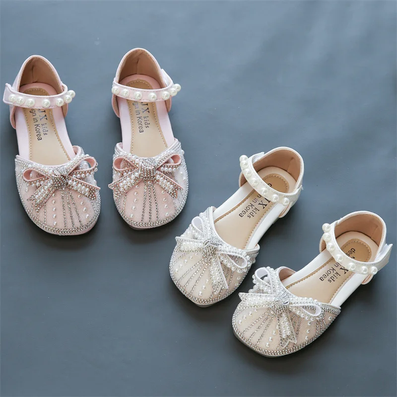 Beaded Crystal Bow Baby Girls Princess Cute/Comfortable Children Dance Shoes Kids Fashion Student Cartoon Casual Sandals Prom
Beaded Crystal Bow Baby Girls Princess Cute/Comfortable Children Dance Shoes Kids Fashion Student Cartoon Casual Sandals Prom