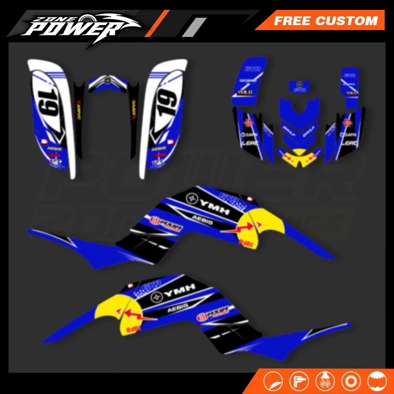 Powerzone Custom Graphics Decals Stickers Kit For YAMAHA RAPTOR 660 Motorcycle 02
Powerzone Custom Graphics Decals Stickers Kit For YAMAHA RAPTOR 660 Motorcycle 02
