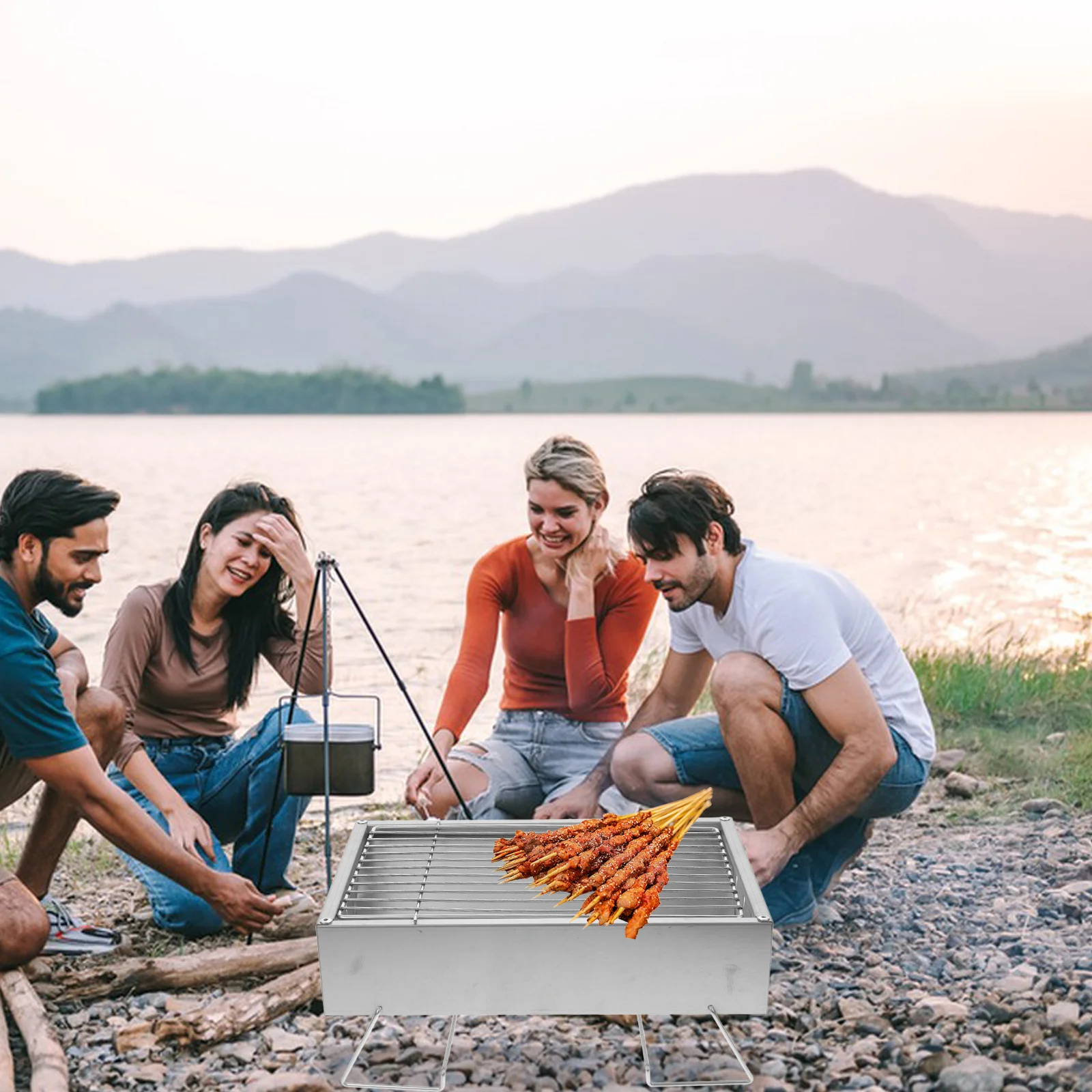 Foldable Grill Charcoal Stainless Steel Outdoor Barbecue Camping Stove Portable BBQ Rack Foldable Grill For Activities
Foldable Grill Charcoal Stainless Steel Outdoor Barbecue Camping Stove Portable BBQ Rack Foldable Grill For Activities