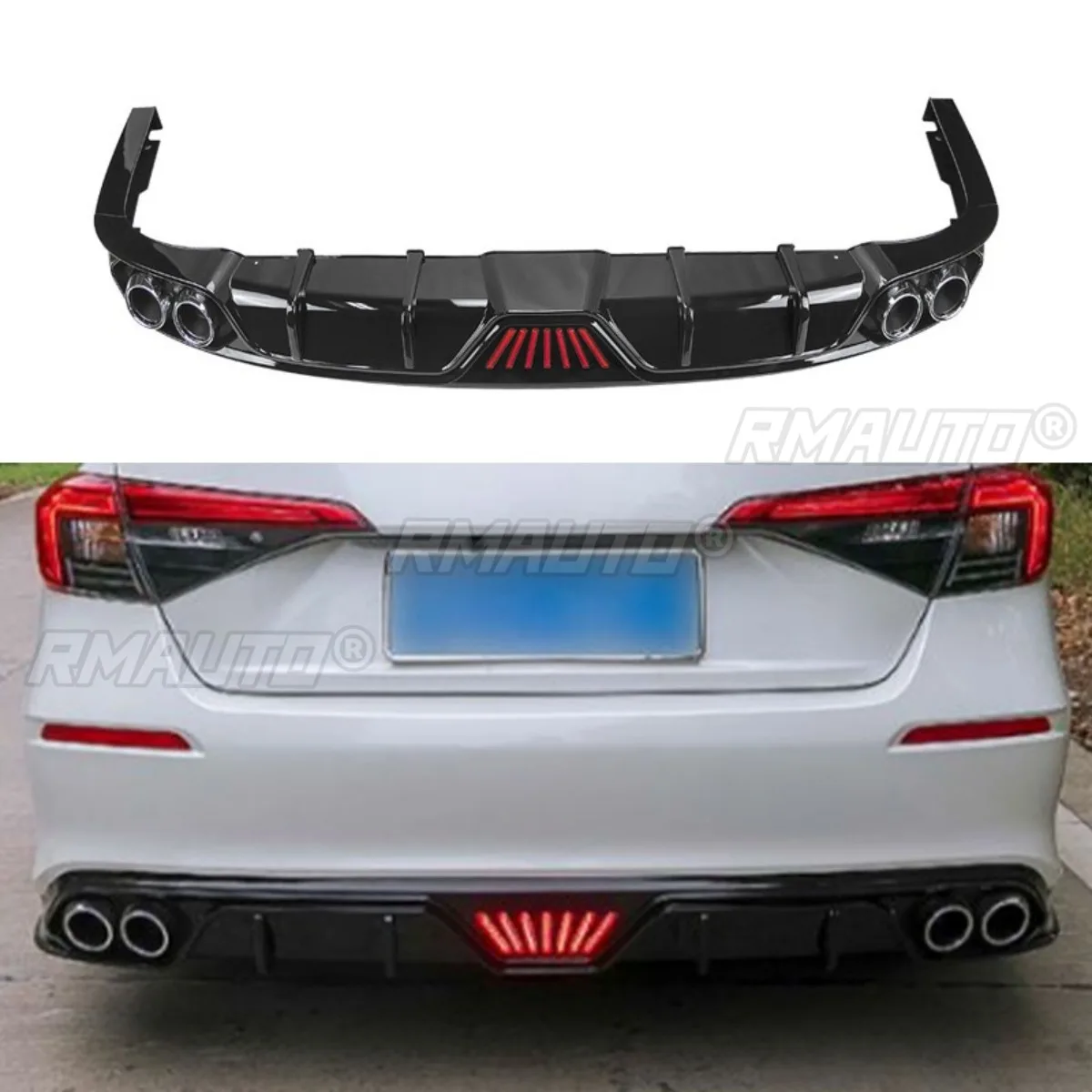 For Honda Civic 11th Generation 2022-2023 Car Rear Bumper Spoiler Lip Diffuser Modification Part Bumper Guard Car Accessories
For Honda Civic 11th Generation 2022-2023 Car Rear Bumper Spoiler Lip Diffuser Modification Part Bumper Guard Car Accessories