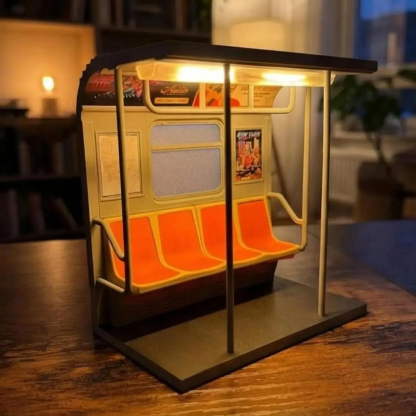 Retro NYC Subway Train Lamps with Warm LED Ambient Lighting Table Lamp Aesthetic Desk Decor & Unique Gift for Train Enthusiasts
Retro NYC Subway Train Lamps with Warm LED Ambient Lighting Table Lamp Aesthetic Desk Decor & Unique Gift for Train Enthusiasts