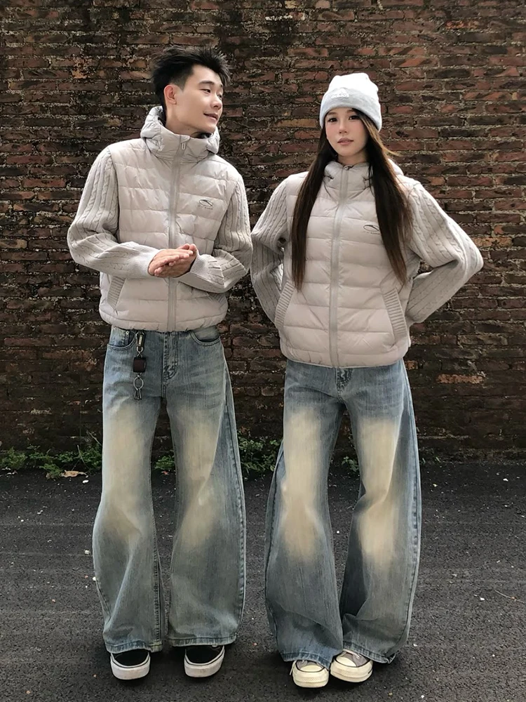 Retro Blue Bamboo Knot Patterned Curved Blade Denim Jeans Men Women Style Autumn Winter American High Street Trousers Flared ...
Retro Blue Bamboo Knot Patterned Curved Blade Denim Jeans Men Women Style Autumn Winter American High Street Trousers Flared ...