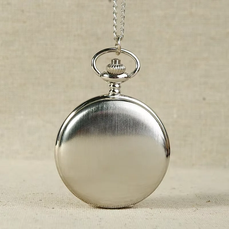 8074 Polished Silver Pocket Watch Minimalist Design White Background Black Roman Numeral Dial Pendant Casual Men And Women
8074 Polished Silver Pocket Watch Minimalist Design White Background Black Roman Numeral Dial Pendant Casual Men And Women