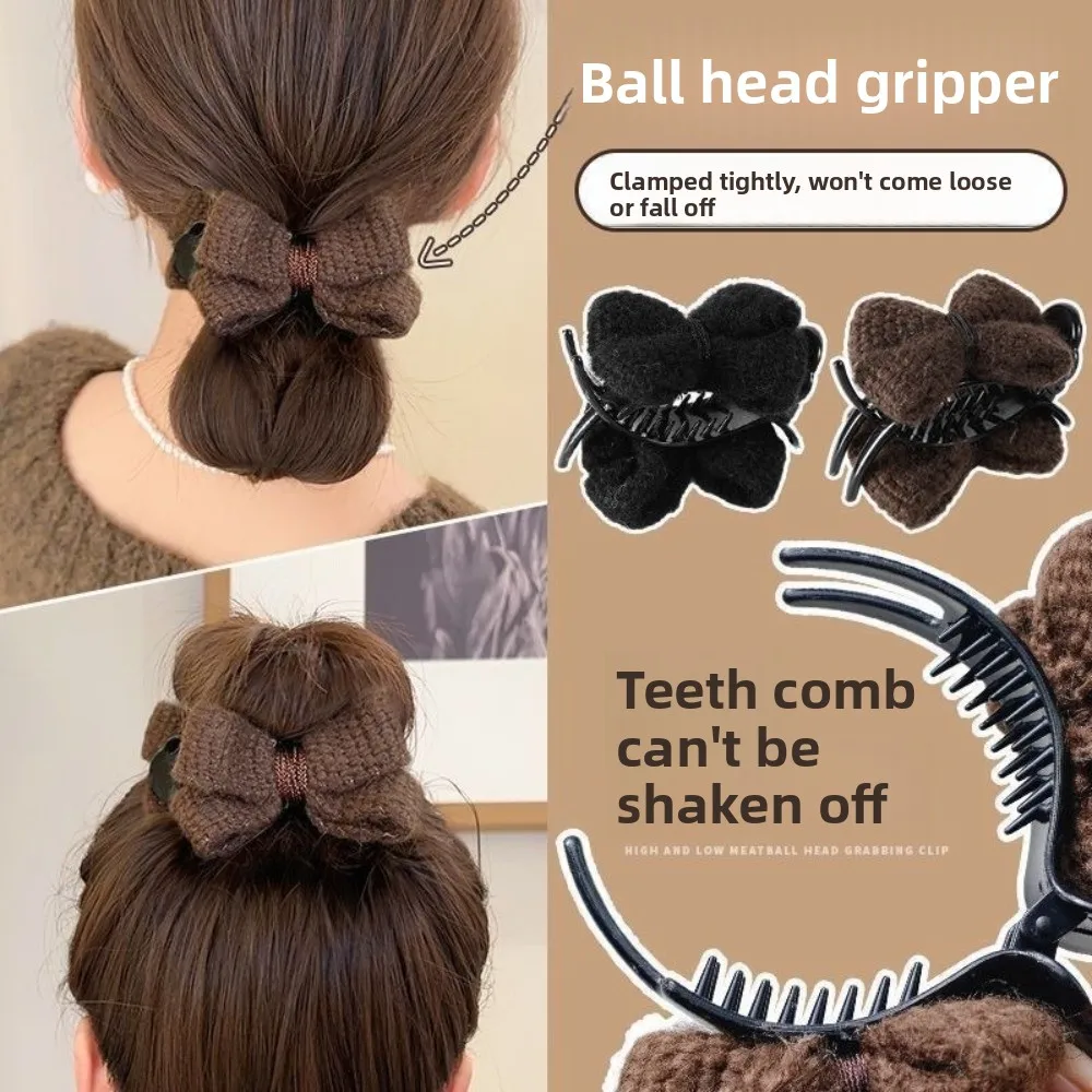 New Bow Shape Knitted Bow Hair Clip Elegant Style Bohemian Elegant Headpiece Cute Ponytail Clip Daily Wear
New Bow Shape Knitted Bow Hair Clip Elegant Style Bohemian Elegant Headpiece Cute Ponytail Clip Daily Wear