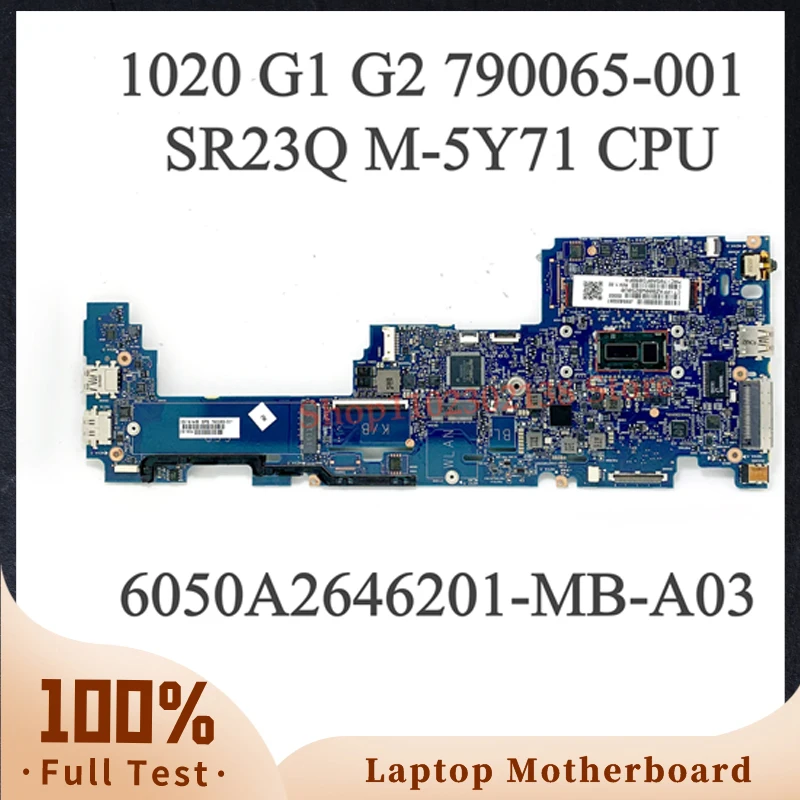 790065-001 790065-501 790065-601 SR23Q M-5Y71 CPU For HP EliteBook 1020 G1 G2 Laptop Motherboard 8GB RAM 100% Full Working Well
790065-001 790065-501 790065-601 SR23Q M-5Y71 CPU For HP EliteBook 1020 G1 G2 Laptop Motherboard 8GB RAM 100% Full Working Well