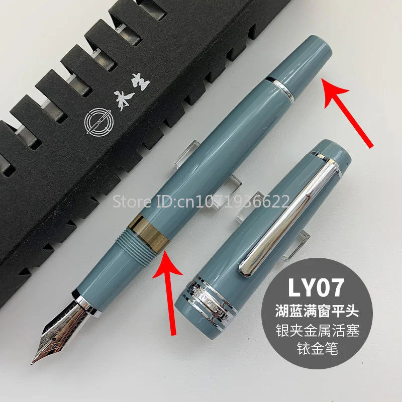 Wingsung 629 Piston Filling Fountain Pen Iridium Gold EF/F Nib Black Dark Blue Resin Writing Ink Pens Business Writing Gifts
Wingsung 629 Piston Filling Fountain Pen Iridium Gold EF/F Nib Black Dark Blue Resin Writing Ink Pens Business Writing Gifts