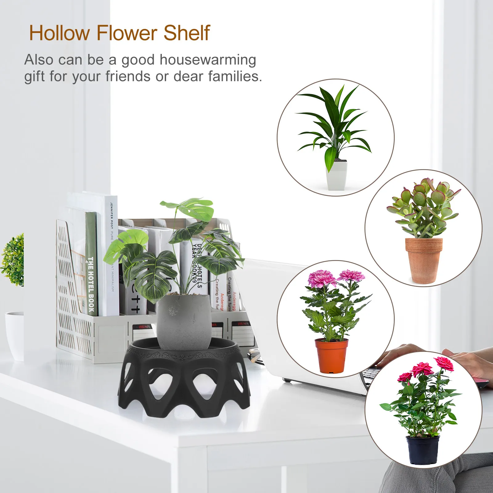 1Pcs Balcony Flowerpot Rack Sturdy Hollow Flower Stand for Indoor Outdoor Plants Display Modern Decorative Plant Pot Shelf Home
1Pcs Balcony Flowerpot Rack Sturdy Hollow Flower Stand for Indoor Outdoor Plants Display Modern Decorative Plant Pot Shelf Home