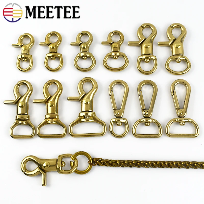 2/5Pcs 10-25mm Brass Buckle Swivel Lobster Clasp Belt Handbag Keychain Trigger Clip Dog Collar Carabiner Connector DIY Accessory
2/5Pcs 10-25mm Brass Buckle Swivel Lobster Clasp Belt Handbag Keychain Trigger Clip Dog Collar Carabiner Connector DIY Accessory