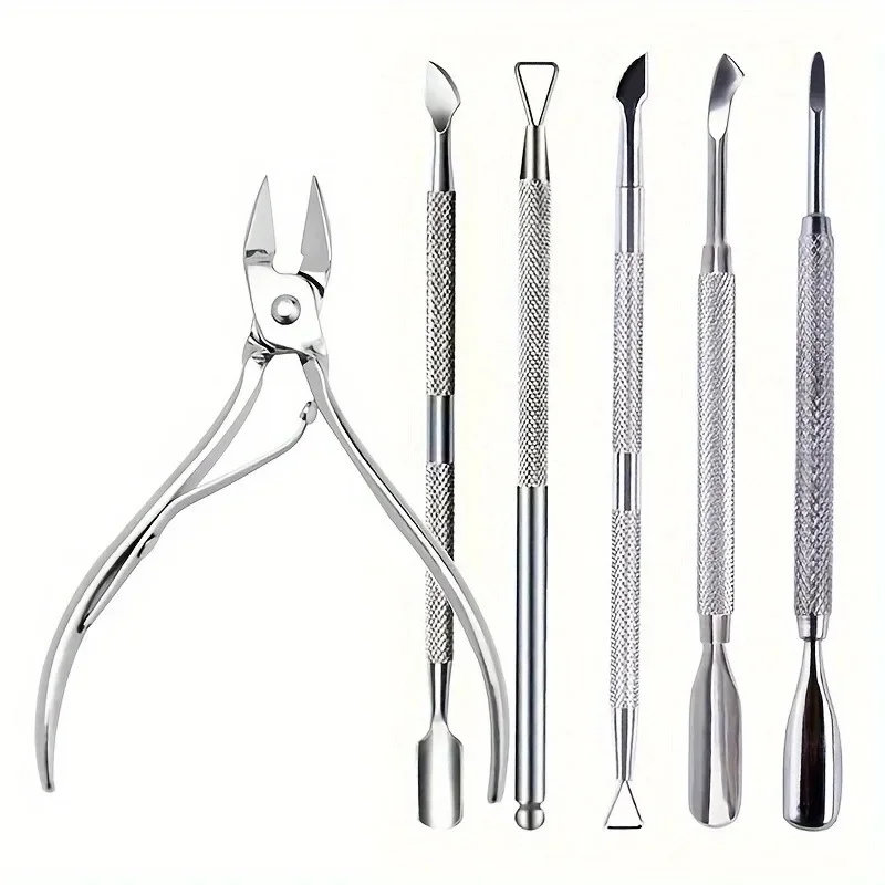 Nail Professional Stainless Steel Nail Cutter Scissor Nippers Muti Function Cuticle Pusher Remover Nail Care Manicure Tools
Nail Professional Stainless Steel Nail Cutter Scissor Nippers Muti Function Cuticle Pusher Remover Nail Care Manicure Tools