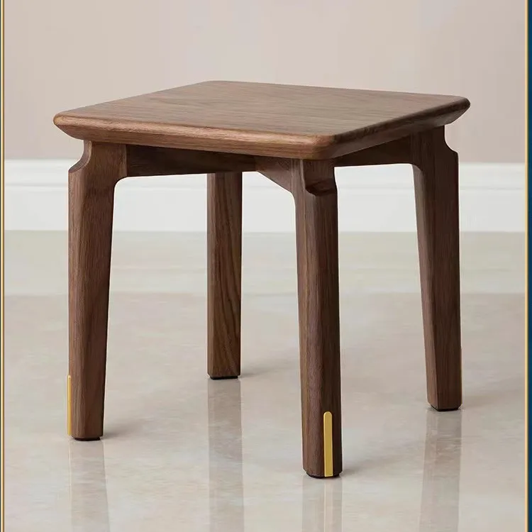 DSA black walnut home living room solid wood low stool shoe changing stool wooden square stool
DSA black walnut home living room solid wood low stool shoe changing stool wooden square stool