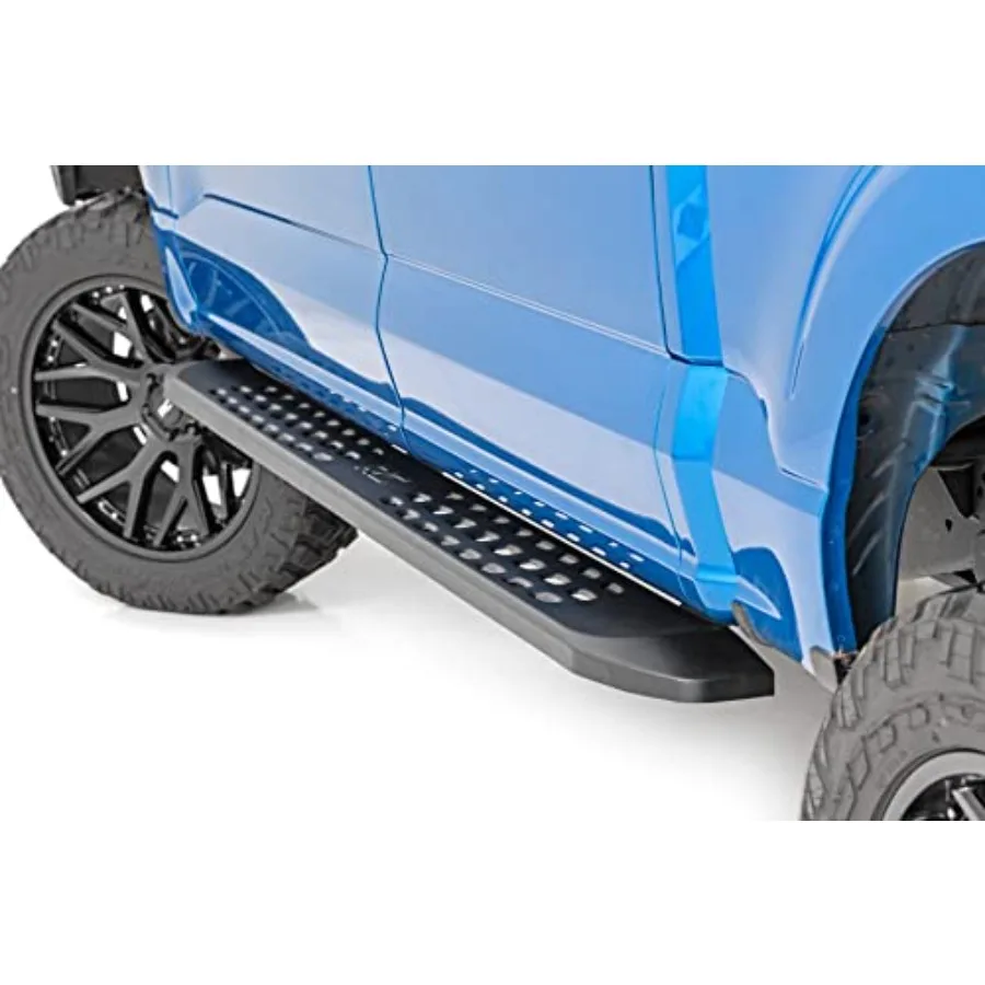 RPT2 Running Boards for Ford F-150/Lightning/F-250/F-350/Raptor 2015-2025 Crew Cab: aluminum, black, sleek profile with non-sli
RPT2 Running Boards for Ford F-150/Lightning/F-250/F-350/Raptor 2015-2025 Crew Cab: aluminum, black, sleek profile with non-sli