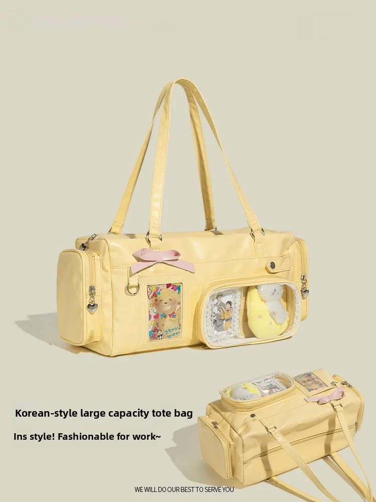 Cahino&Kiyen Original Cute Transparent Large Capaci oulder Bag for Women Barley Cereal Bag Soft PU Leather Casual Bag
Cahino&Kiyen Original Cute Transparent Large Capaci oulder Bag for Women Barley Cereal Bag Soft PU Leather Casual Bag