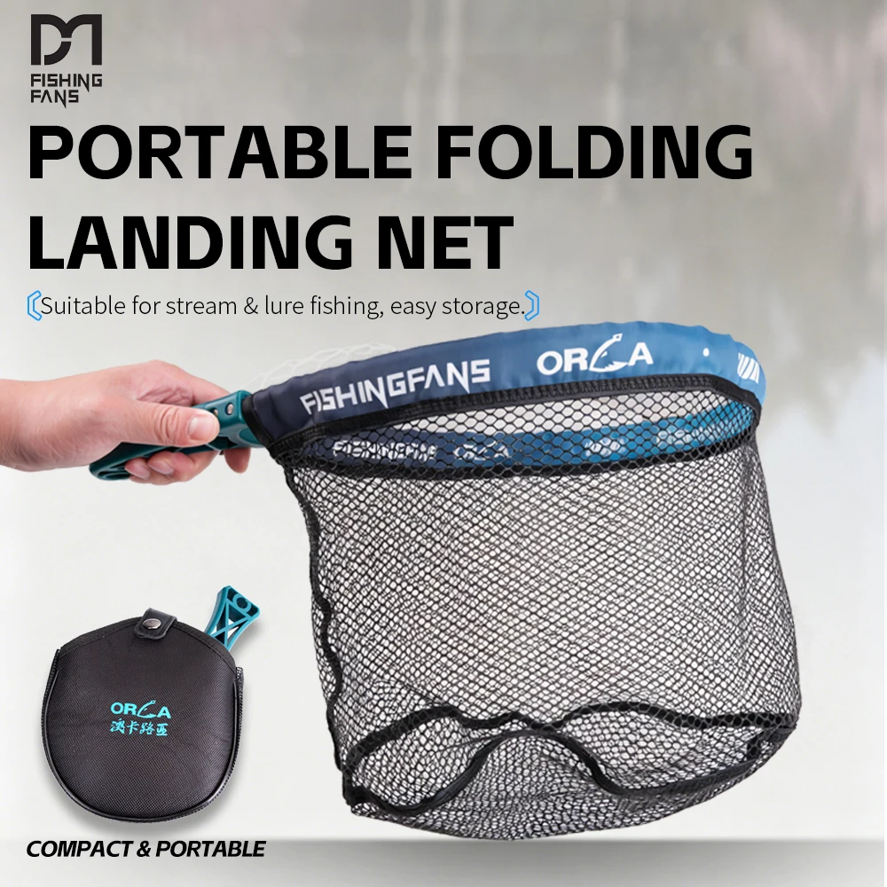 FISHINGFANS ORCA Folding Fishing Net fishing net for streams Square Portable Lure Net fishing Net Accessorie Large Capacity
FISHINGFANS ORCA Folding Fishing Net fishing net for streams Square Portable Lure Net fishing Net Accessorie Large Capacity