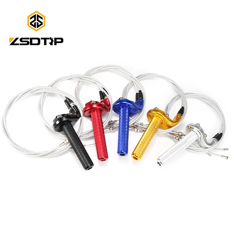 ZSDTRP Motorcycle Throttle Twist Grip Settle Throttle Handle Double Span Wire System For Honda 22mm
ZSDTRP Motorcycle Throttle Twist Grip Settle Throttle Handle Double Span Wire System For Honda 22mm
