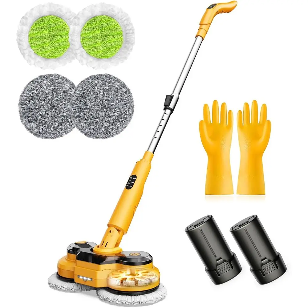 5000mAh Electric Mop with Two Battery M2,800RPM CordlMops or loor Cleaning,Best Automatic Spin Mops with Smart Display,Upright R
5000mAh Electric Mop with Two Battery M2,800RPM CordlMops or loor Cleaning,Best Automatic Spin Mops with Smart Display,Upright R