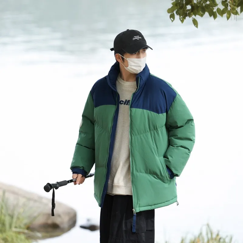 Color-Blocked Man's Quilted Jackets, Stand-Collar Thickened Winter Coats For Woman, Outdoor Trendy Mans Jacket
Color-Blocked Man's Quilted Jackets, Stand-Collar Thickened Winter Coats For Woman, Outdoor Trendy Mans Jacket