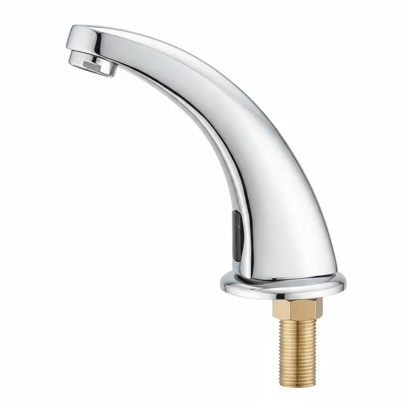 Automatic Sensor Water Tap 9/16 in For Commercial Lavatory Public Restroom Residential Toilet, Motion Activated Battery Powered Hole Cover Plate Chrome Finish Silver Hot Cold Water Mixing Function
Automatic Sensor Water Tap 9/16 in For Commercial Lavatory Public Restroom Residential Toilet, Motion Activated Battery Powered Hole Cover Plate Chrome Finish Silver Hot Cold Water Mixing Function