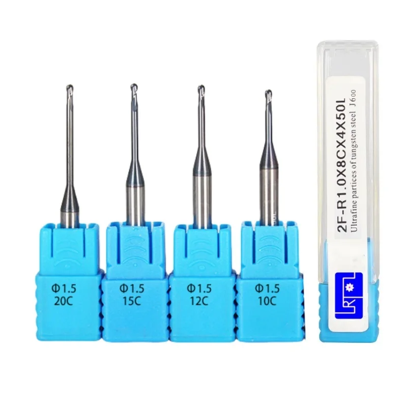 HRC60 R0.5 R0.75 R1*50L Deep Grooving Long Neck Ball Nose Milling Cutter Solid Carbide End Mill for CNC Machine Cutter
HRC60 R0.5 R0.75 R1*50L Deep Grooving Long Neck Ball Nose Milling Cutter Solid Carbide End Mill for CNC Machine Cutter