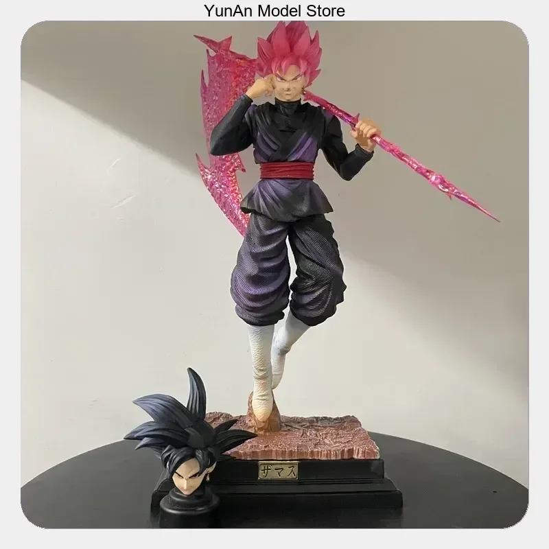 35cm Goku Black Rosé Zamasu 2-in-1 Interchangeable Head Anime Figure Statue Desktop Ornament Collectible
35cm Goku Black Rosé Zamasu 2-in-1 Interchangeable Head Anime Figure Statue Desktop Ornament Collectible