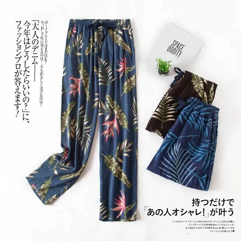 Spring Autumn Pants Women 100% Cotton Sleep Bottoms Female Nightwear Trousers Ladies Casual Print Pant Plus Size Home Pants
Spring Autumn Pants Women 100% Cotton Sleep Bottoms Female Nightwear Trousers Ladies Casual Print Pant Plus Size Home Pants