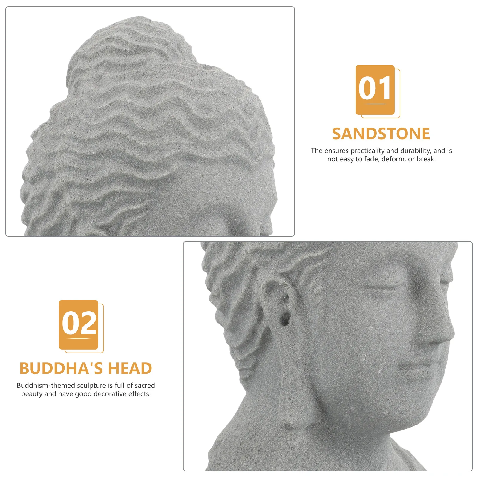 Buddha Statue stone Sculpture Head Decorative Fish Tank Zen Garden Small Buddha Statue Figurine Home Bonsai Desk
Buddha Statue stone Sculpture Head Decorative Fish Tank Zen Garden Small Buddha Statue Figurine Home Bonsai Desk
