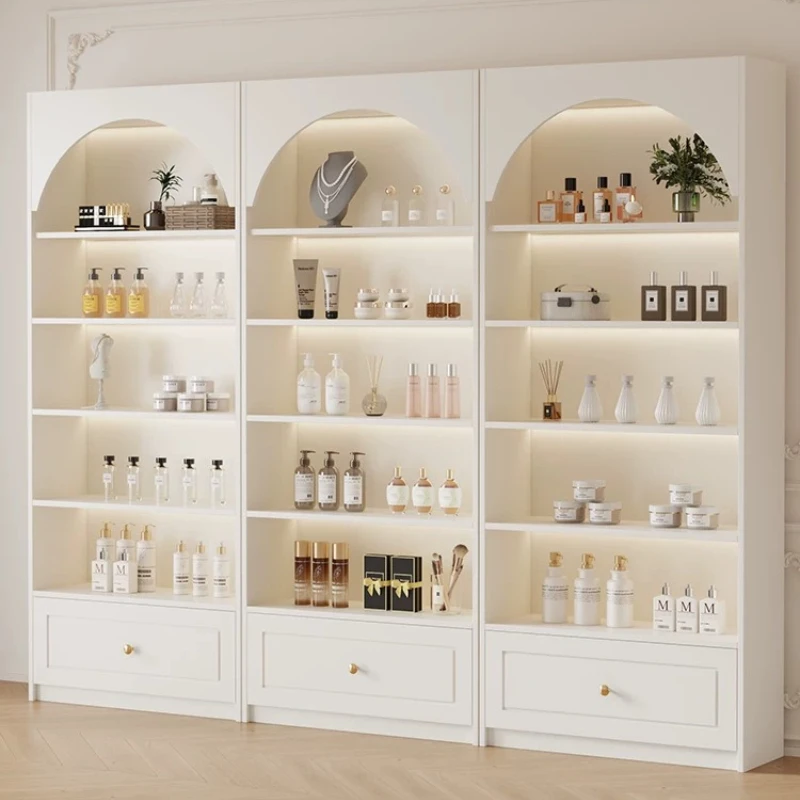 Nordic Cream Style Beauty Salon Display Cabinet Modern Simple Cosmetic Nail Salon Multi-layer Storage Rack Office Furniture FYMC
Nordic Cream Style Beauty Salon Display Cabinet Modern Simple Cosmetic Nail Salon Multi-layer Storage Rack Office Furniture FYMC