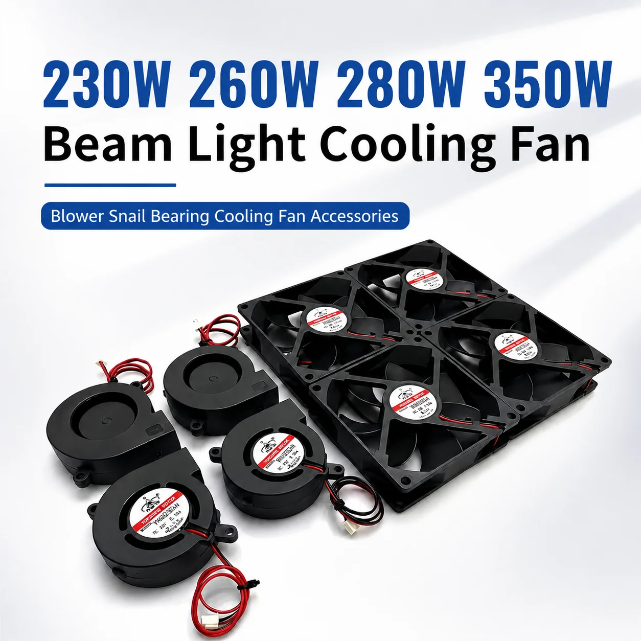 10PCS 7R 8R 9R Beam Light Cooling Fan 230W-380W Blower with Snail Bearing for Moving Head Stage Lighting Accessories
10PCS 7R 8R 9R Beam Light Cooling Fan 230W-380W Blower with Snail Bearing for Moving Head Stage Lighting Accessories