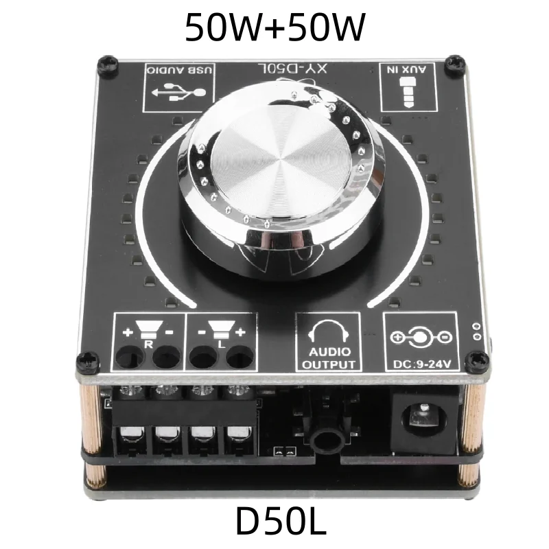 New D50L Stereo Bluetooth Audio Digital Amplifier Board Module Volume Spectrum Music Rhythm Light 50W+50W
New D50L Stereo Bluetooth Audio Digital Amplifier Board Module Volume Spectrum Music Rhythm Light 50W+50W