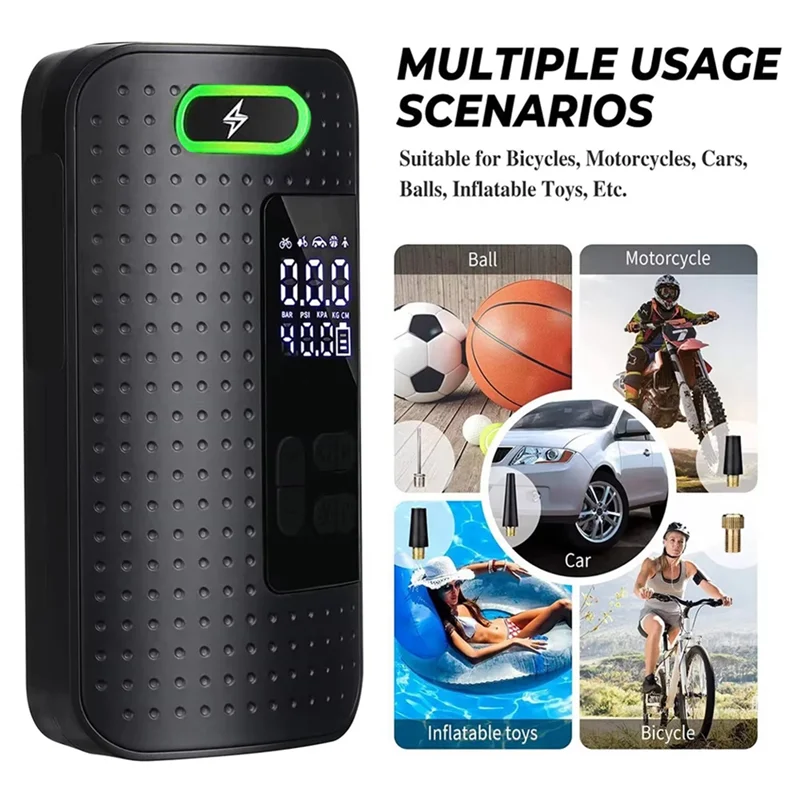 Stable Performance-Portable Electrical Car Air Pump Wireless Tire Inflatable Pump Inflator Air Compressor Pump For Car Motorcycl
Stable Performance-Portable Electrical Car Air Pump Wireless Tire Inflatable Pump Inflator Air Compressor Pump For Car Motorcycl