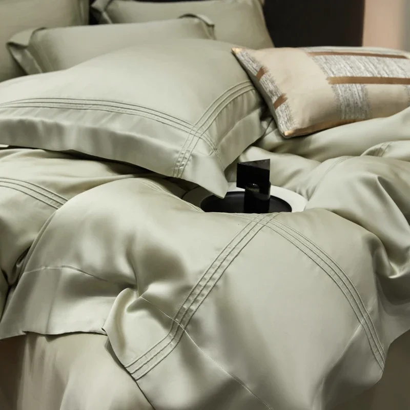 New 2025 5A - Grade 100% Tencel Bedding Sets - High - Quality, Natural, Solid Color, Simple, for 1.5m/1.8m/2.0m Beds
New 2025 5A - Grade 100% Tencel Bedding Sets - High - Quality, Natural, Solid Color, Simple, for 1.5m/1.8m/2.0m Beds