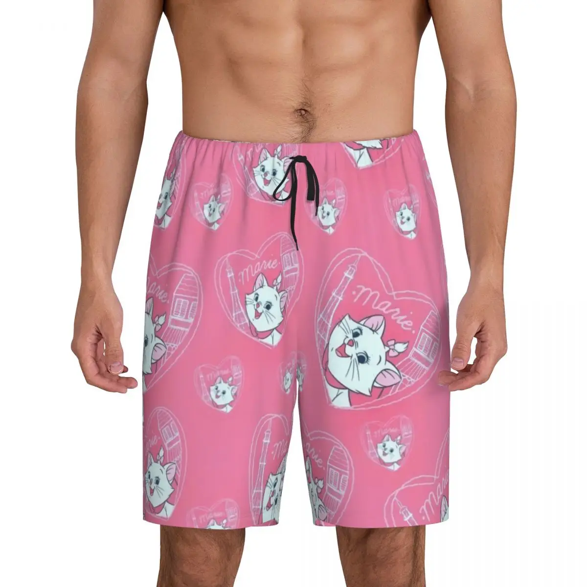 Cartoon Aristocats Animation Marie Cat Pajama Shorts Sleepwear for Men Elastic Waistband Sleep Lounge Short Pjs with Pockets
Cartoon Aristocats Animation Marie Cat Pajama Shorts Sleepwear for Men Elastic Waistband Sleep Lounge Short Pjs with Pockets