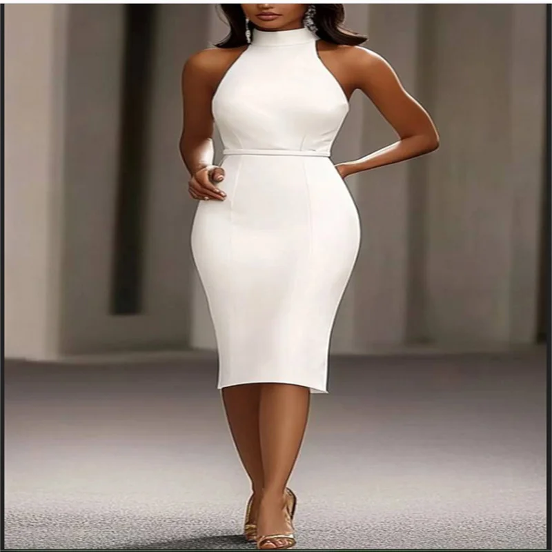 Happy Evening Dresses 2025 Luxurious Women's Evening Dresses Semi-Formal Party Dress White Halter Neck Knee Length Dress Custom
Happy Evening Dresses 2025 Luxurious Women's Evening Dresses Semi-Formal Party Dress White Halter Neck Knee Length Dress Custom
