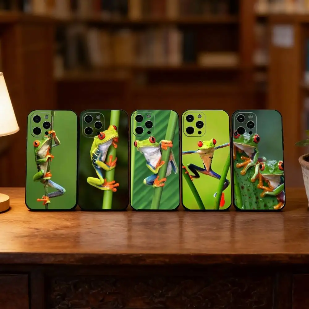 Tree frog Phone Case For iPhone 17, 16,15,14,13,12,11 Plus,Pro Max, Others Soft Black Cover
Tree frog Phone Case For iPhone 17, 16,15,14,13,12,11 Plus,Pro Max, Others Soft Black Cover