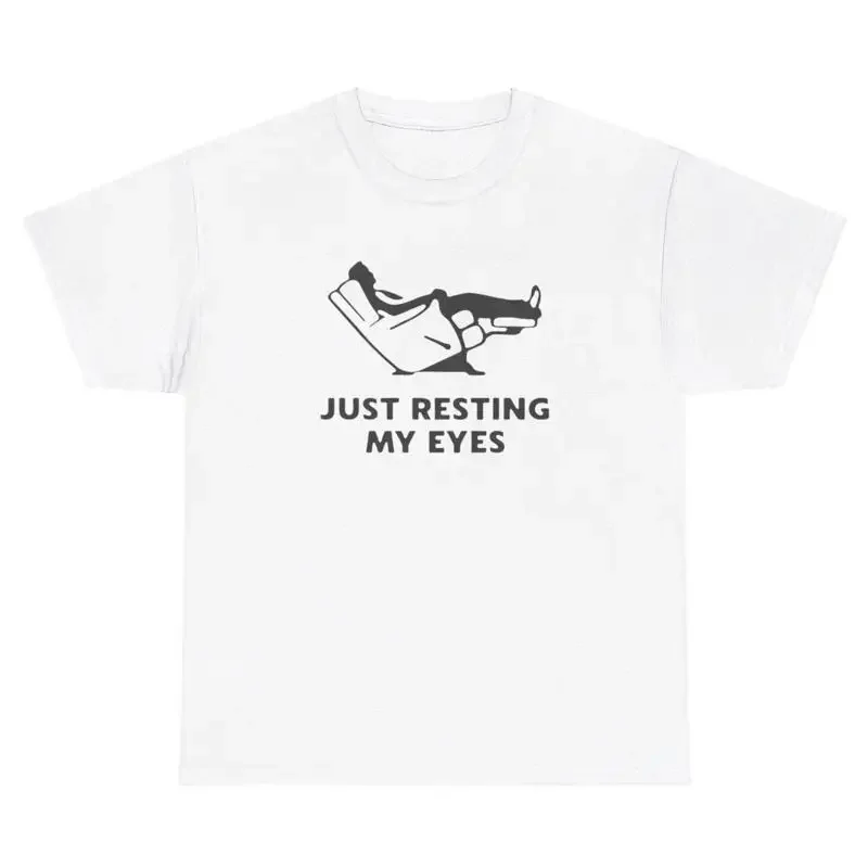 Just Resting My Eyes T Shirt Funny Sarcastic Sleepy Silly Ironic Gen Z Humor Tee
Just Resting My Eyes T Shirt Funny Sarcastic Sleepy Silly Ironic Gen Z Humor Tee