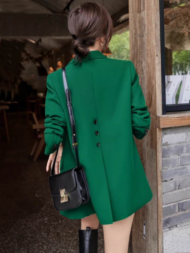 Green Suit Jacket Women's Casual Loose Style Spring Autumn New Fashion High Quality Lady's Western Wear Elegant Personality
Green Suit Jacket Women's Casual Loose Style Spring Autumn New Fashion High Quality Lady's Western Wear Elegant Personality