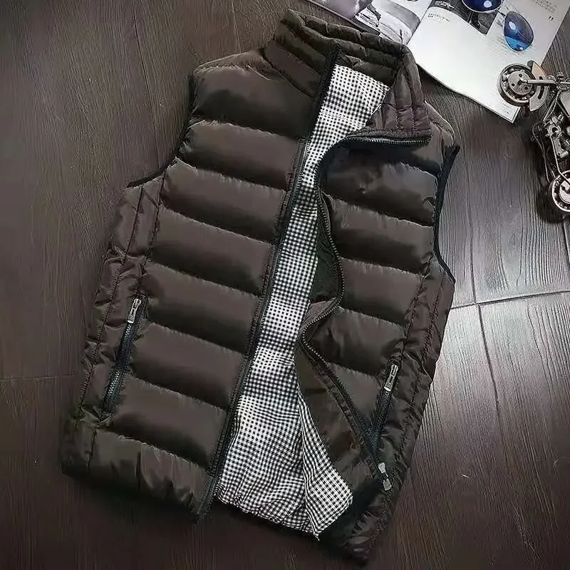 Casual Comfortable Sleeveless Jacket Brand High-end Cotton Jacket Men's Autumn Winter Hot Selling Vest Fashion Men Waistcoat
Casual Comfortable Sleeveless Jacket Brand High-end Cotton Jacket Men's Autumn Winter Hot Selling Vest Fashion Men Waistcoat