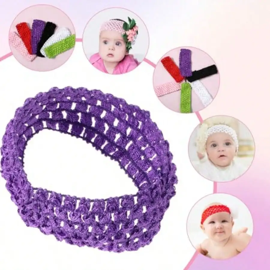 6 PCS Crochet Headbands For Women Colourful Crochet Head Scarf Retro Knit Elastic Headbands Soft Stretchy Headband For Parties Sports Activities# Suibian
6 PCS Crochet Headbands For Women Colourful Crochet Head Scarf Retro Knit Elastic Headbands Soft Stretchy Headband For Parties Sports Activities# Suibian