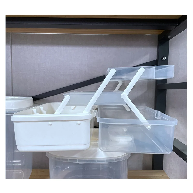 ABWP-Craft Storage Box Organizer 3-Tier Fishing Tackle Box Organizer Sewing Box Nail Art Organizer With Handle Tool Box 
ABWP-Craft Storage Box Organizer 3-Tier Fishing Tackle Box Organizer Sewing Box Nail Art Organizer With Handle Tool Box