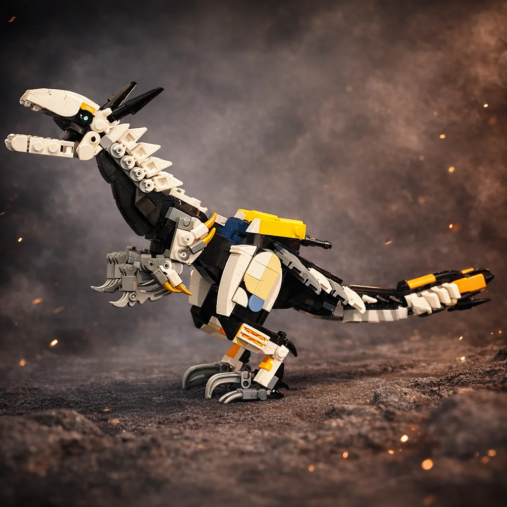 Механический конструктор MOC: Футуристическая модель динозавра-хищника с когтями, сборная фигурка для демонстрации
Механический конструктор MOC: Футуристическая модель динозавра-хищника с когтями, сборная фигурка для демонстрации