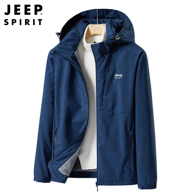 JEEP SPIRIT autumn winter windproof hoodie jacket youth men polar fleece jacket casual sports breathable loose overcoat
JEEP SPIRIT autumn winter windproof hoodie jacket youth men polar fleece jacket casual sports breathable loose overcoat