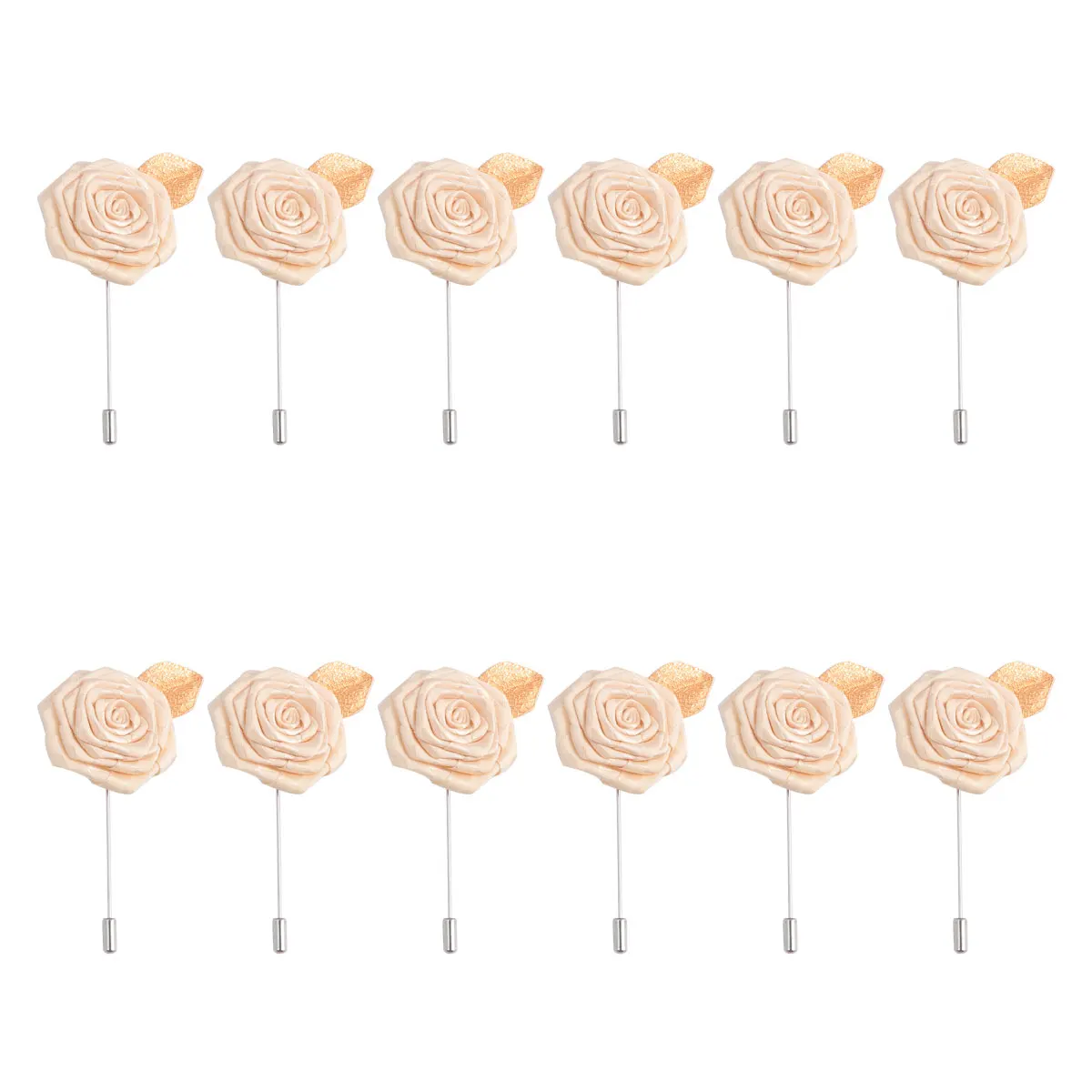 12pcs Fashionable Fabric Rose Flower Clothes Brooch Creative Collar Breastpin For Women Suit Decor Daily Wedding Party Accessory
12pcs Fashionable Fabric Rose Flower Clothes Brooch Creative Collar Breastpin For Women Suit Decor Daily Wedding Party Accessory