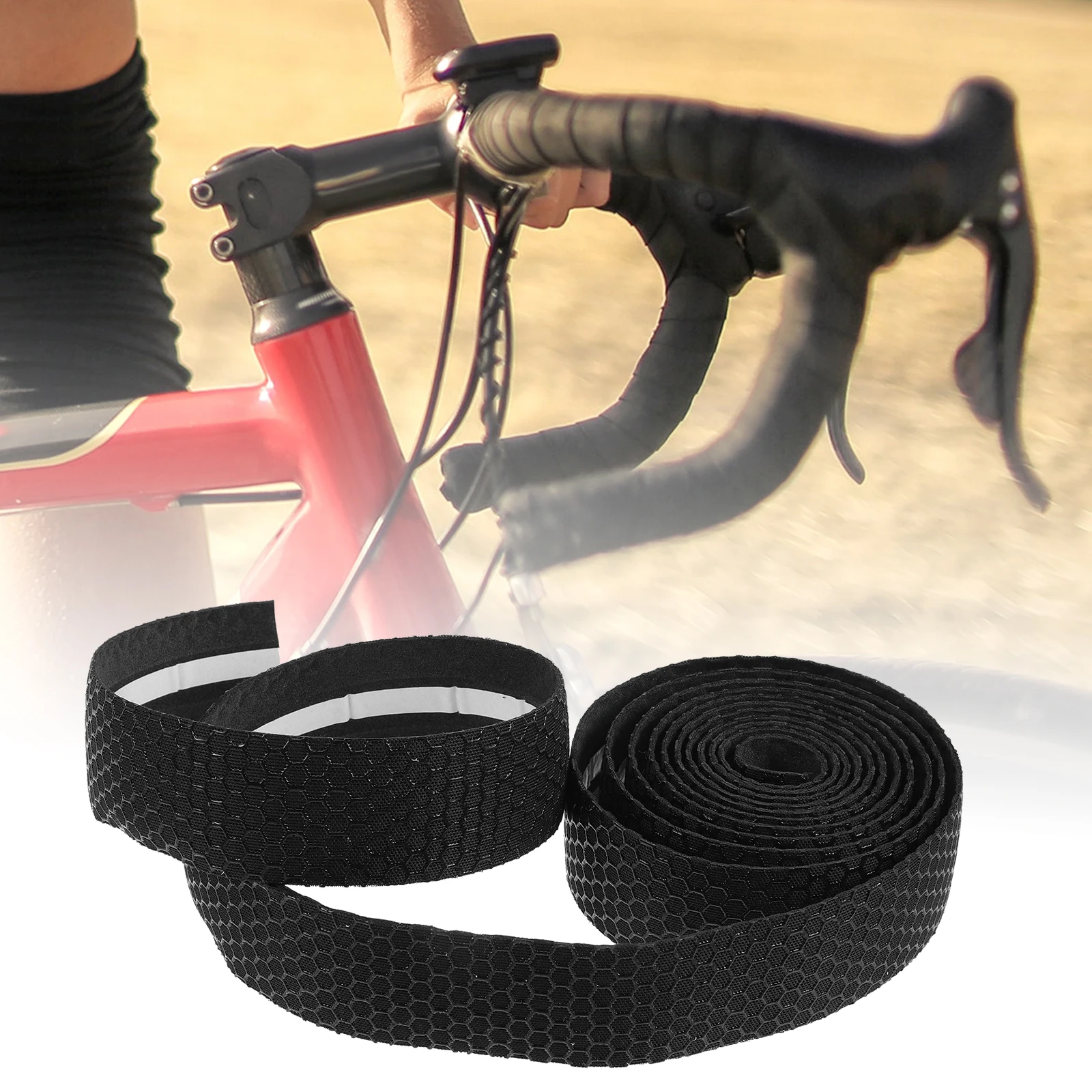 Cycling Handlebar Tape Road Bike Protective Anti Skid Sweat Absorption Wear Resistance Damping Characteristics
Cycling Handlebar Tape Road Bike Protective Anti Skid Sweat Absorption Wear Resistance Damping Characteristics