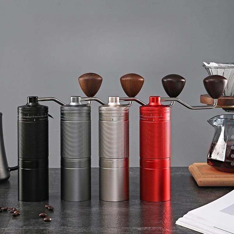 Manual Coffee Grinders Conical Burr Adjustable Setting Stainless Steel Grinder Portable High-Quality Pourover Design Handmade
Manual Coffee Grinders Conical Burr Adjustable Setting Stainless Steel Grinder Portable High-Quality Pourover Design Handmade