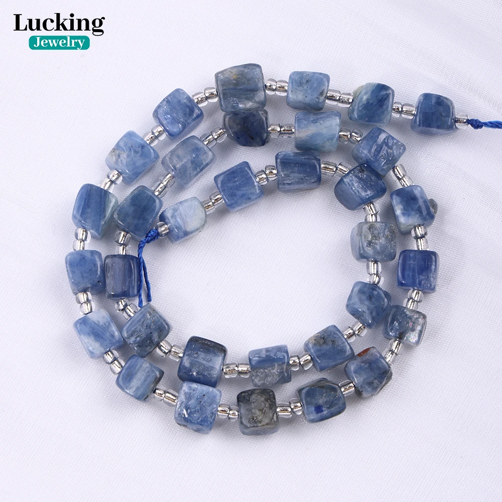 Rare Natural Kyanite Cube Beads 7-8mm Undyed Strand Gemstone for Jewelry Making Chakra Bracelet Perfect Gift
Rare Natural Kyanite Cube Beads 7-8mm Undyed Strand Gemstone for Jewelry Making Chakra Bracelet Perfect Gift