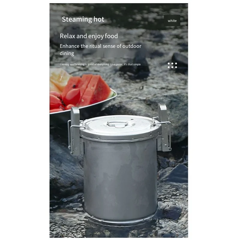 【Hot Cake】Camping Cooking Set Outdoor Portable Picnic Camping Pot Stainless Steel Pot Multifunctional Travel Camping Pan Accesso
【Hot Cake】Camping Cooking Set Outdoor Portable Picnic Camping Pot Stainless Steel Pot Multifunctional Travel Camping Pan Accesso